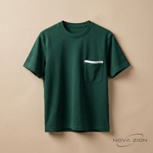 Camiseta de trabajo de manga corta con bolsillo Nova Zion · imagen provisional